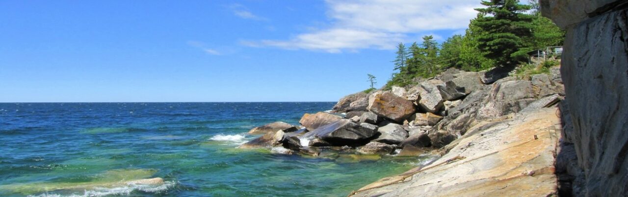 Great Lakes coastal view